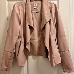Polyurethane Women's Pink Jacket